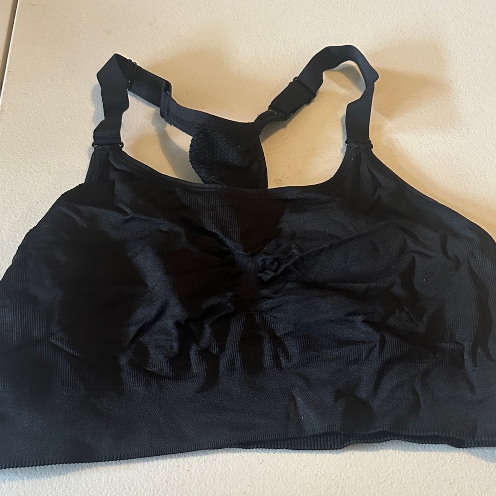 Black Sports Bra - Picture 4 of 5